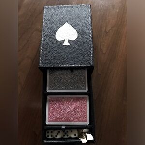 Ace of Spades playing card/dice/rule book holder - 2 drawer